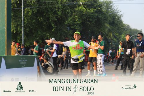 Race photo from Mangkunegaran Run 2024