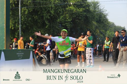 Race photo from Mangkunegaran Run 2024