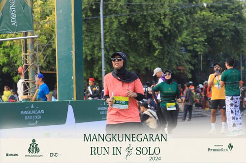 Race photo from Mangkunegaran Run 2024