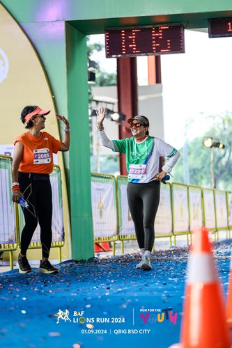 Race photo from BAF LIONS RUN 2024