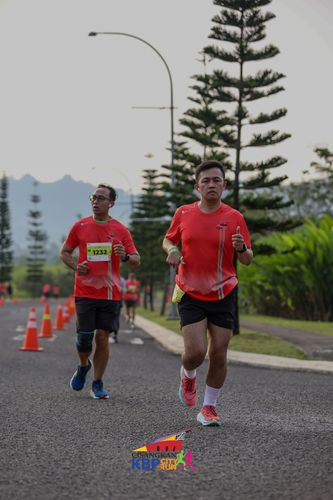 Race photo from CISANGKAN KBP CITY RUN 2025
