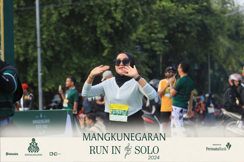 Race photo from Mangkunegaran Run 2024