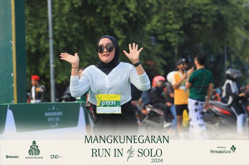 Race photo from Mangkunegaran Run 2024
