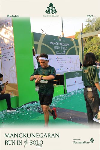 Race photo from Mangkunegaran Run 2024