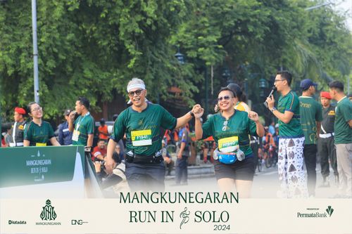 Race photo from Mangkunegaran Run 2024