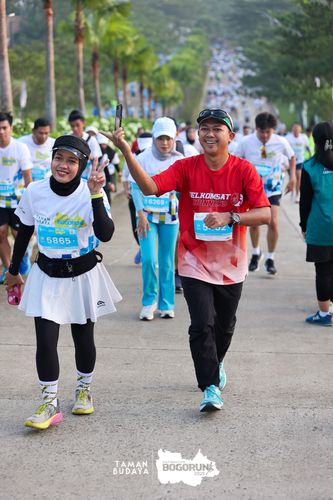 Race photo from Taman Budaya x BOGORUN 2025