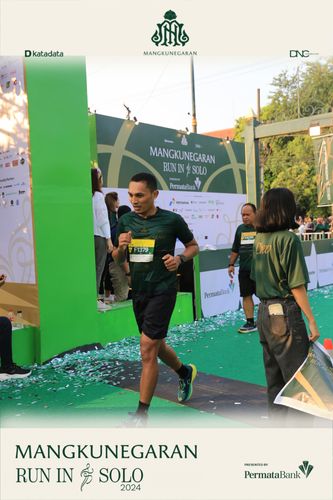 Race photo from Mangkunegaran Run 2024