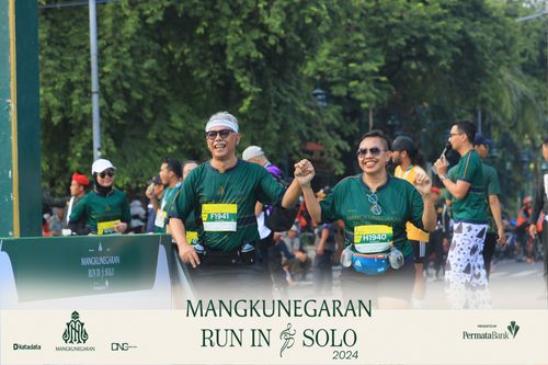 Race photo from Mangkunegaran Run 2024