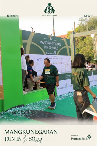 Race photo from Mangkunegaran Run 2024