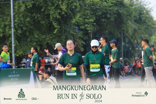 Race photo from Mangkunegaran Run 2024