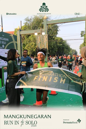 Race photo from Mangkunegaran Run 2024