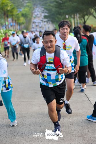 Race photo from Taman Budaya x BOGORUN 2025
