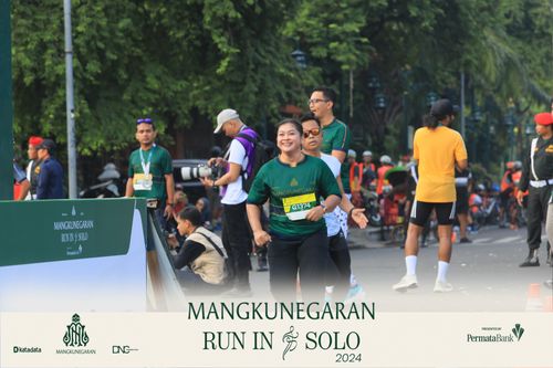 Race photo from Mangkunegaran Run 2024