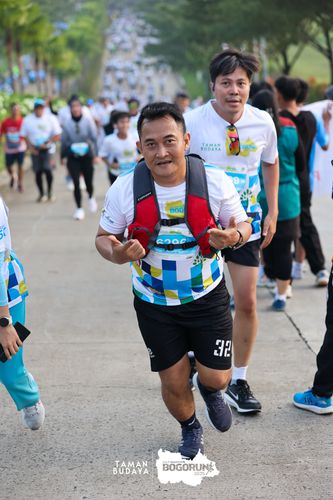 Race photo from Taman Budaya x BOGORUN 2025
