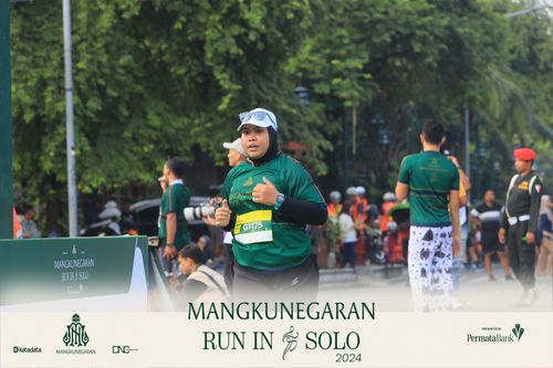 Race photo from Mangkunegaran Run 2024