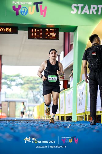 Race photo from BAF LIONS RUN 2024