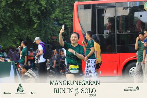 Race photo from Mangkunegaran Run 2024