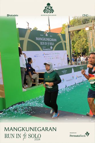 Race photo from Mangkunegaran Run 2024