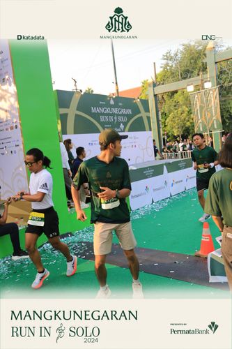 Race photo from Mangkunegaran Run 2024