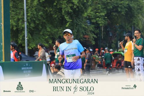 Race photo from Mangkunegaran Run 2024