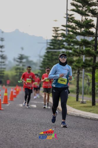 Race photo from CISANGKAN KBP CITY RUN 2025