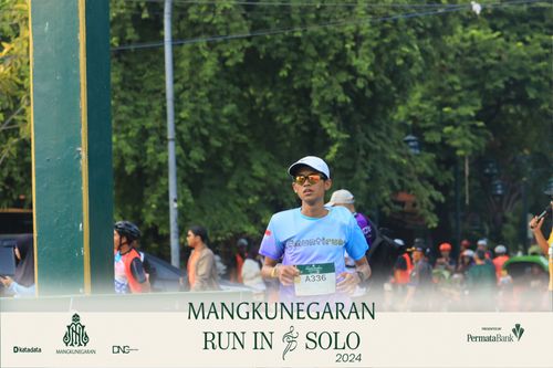 Race photo from Mangkunegaran Run 2024