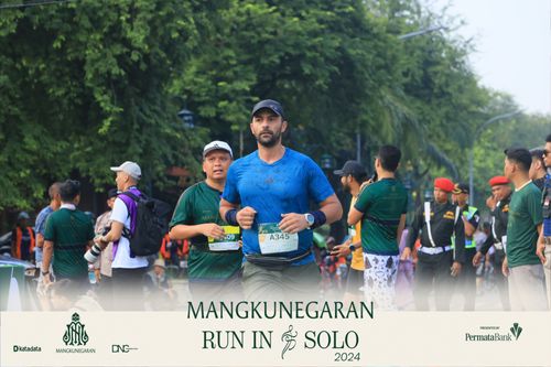 Race photo from Mangkunegaran Run 2024