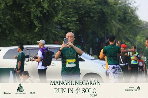 Race photo from Mangkunegaran Run 2024