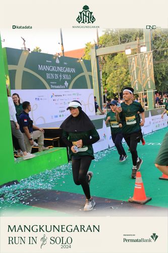 Race photo from Mangkunegaran Run 2024
