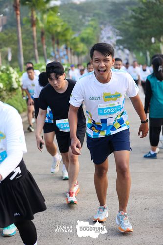 Race photo from Taman Budaya x BOGORUN 2025