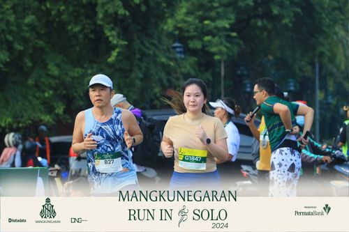 Race photo from Mangkunegaran Run 2024