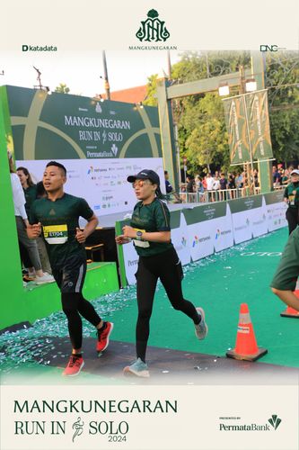 Race photo from Mangkunegaran Run 2024