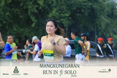 Race photo from Mangkunegaran Run 2024