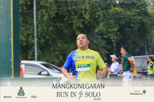 Race photo from Mangkunegaran Run 2024