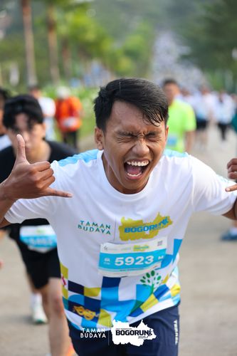 Race photo from Taman Budaya x BOGORUN 2025