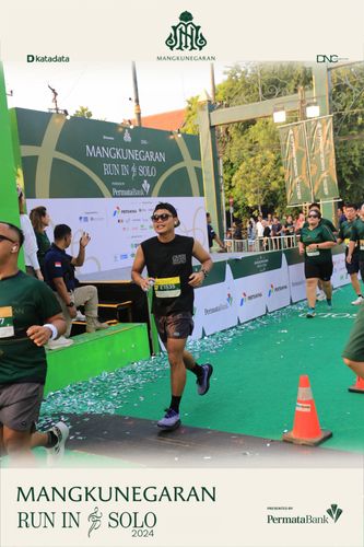 Race photo from Mangkunegaran Run 2024