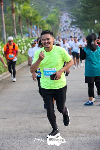 Race photo from Taman Budaya x BOGORUN 2025