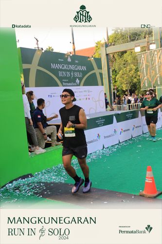 Race photo from Mangkunegaran Run 2024