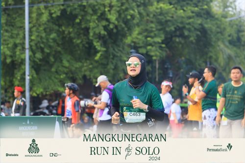 Race photo from Mangkunegaran Run 2024