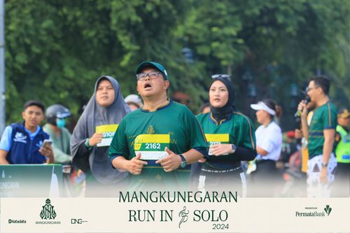 Race photo from Mangkunegaran Run 2024