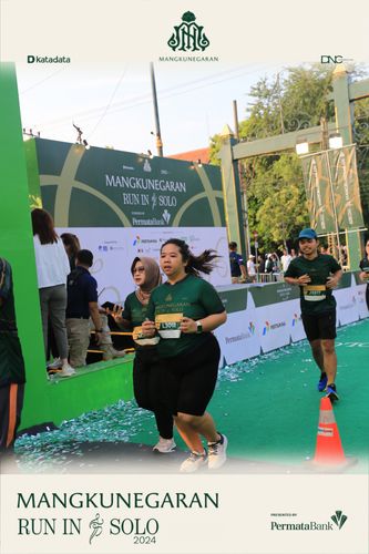 Race photo from Mangkunegaran Run 2024