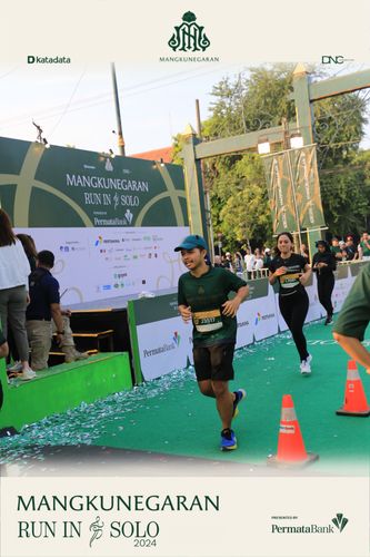 Race photo from Mangkunegaran Run 2024