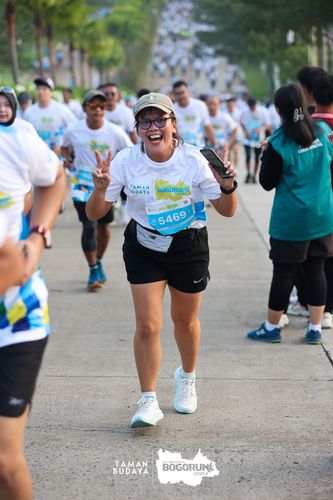 Race photo from Taman Budaya x BOGORUN 2025