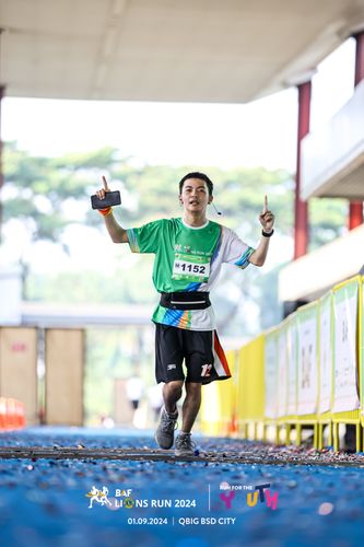 Race photo from BAF LIONS RUN 2024
