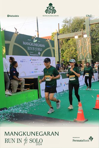 Race photo from Mangkunegaran Run 2024