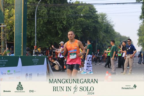 Race photo from Mangkunegaran Run 2024