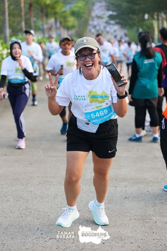 Race photo from Taman Budaya x BOGORUN 2025