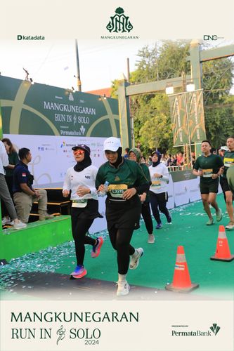Race photo from Mangkunegaran Run 2024