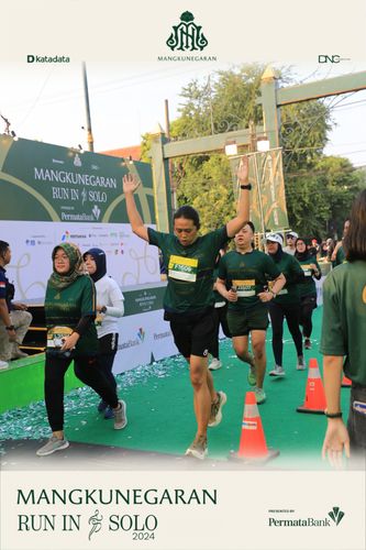 Race photo from Mangkunegaran Run 2024