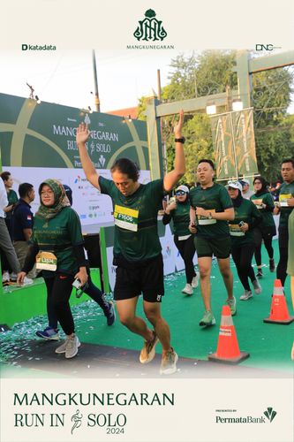 Race photo from Mangkunegaran Run 2024